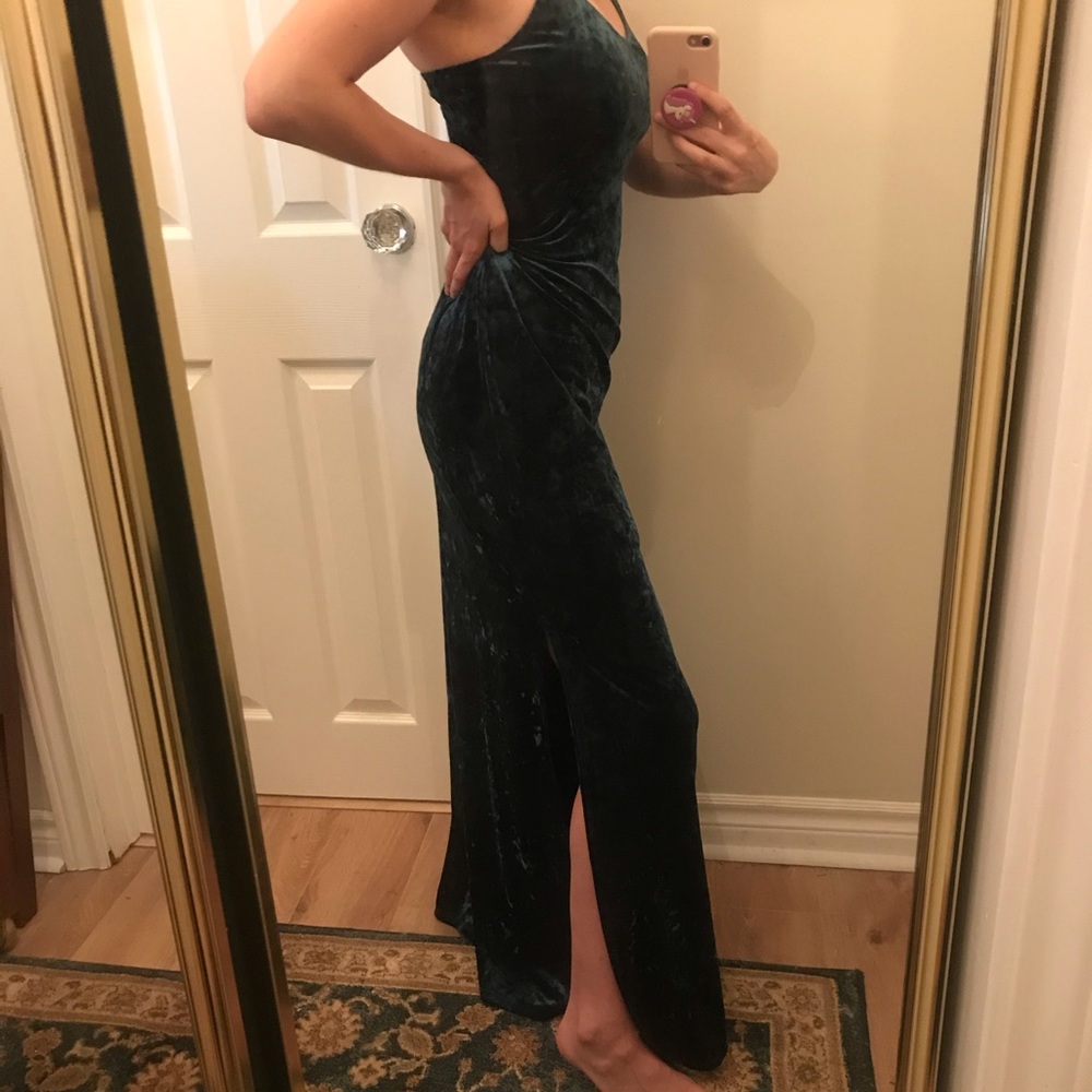 Beautiful Green Velvet Dress from Free People